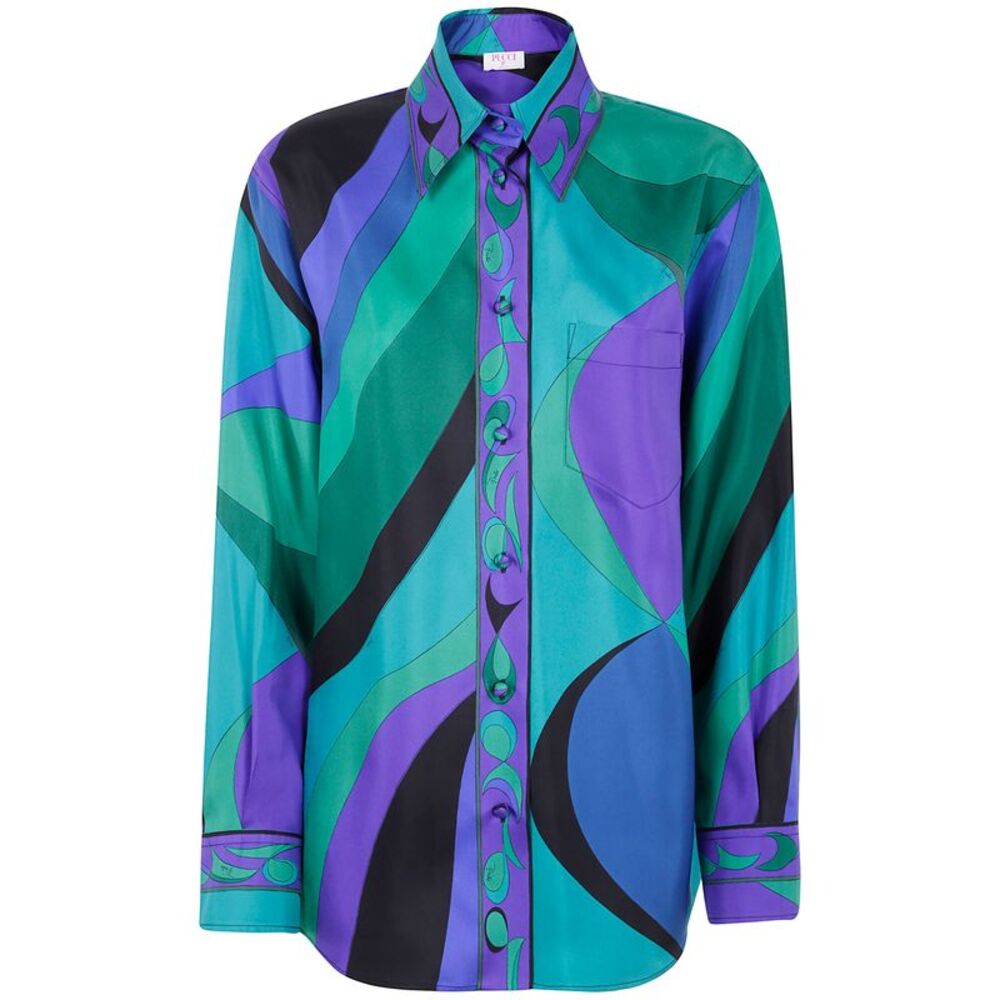 Emilio Pucci Women Fish Shirt - Picture 6 of 7